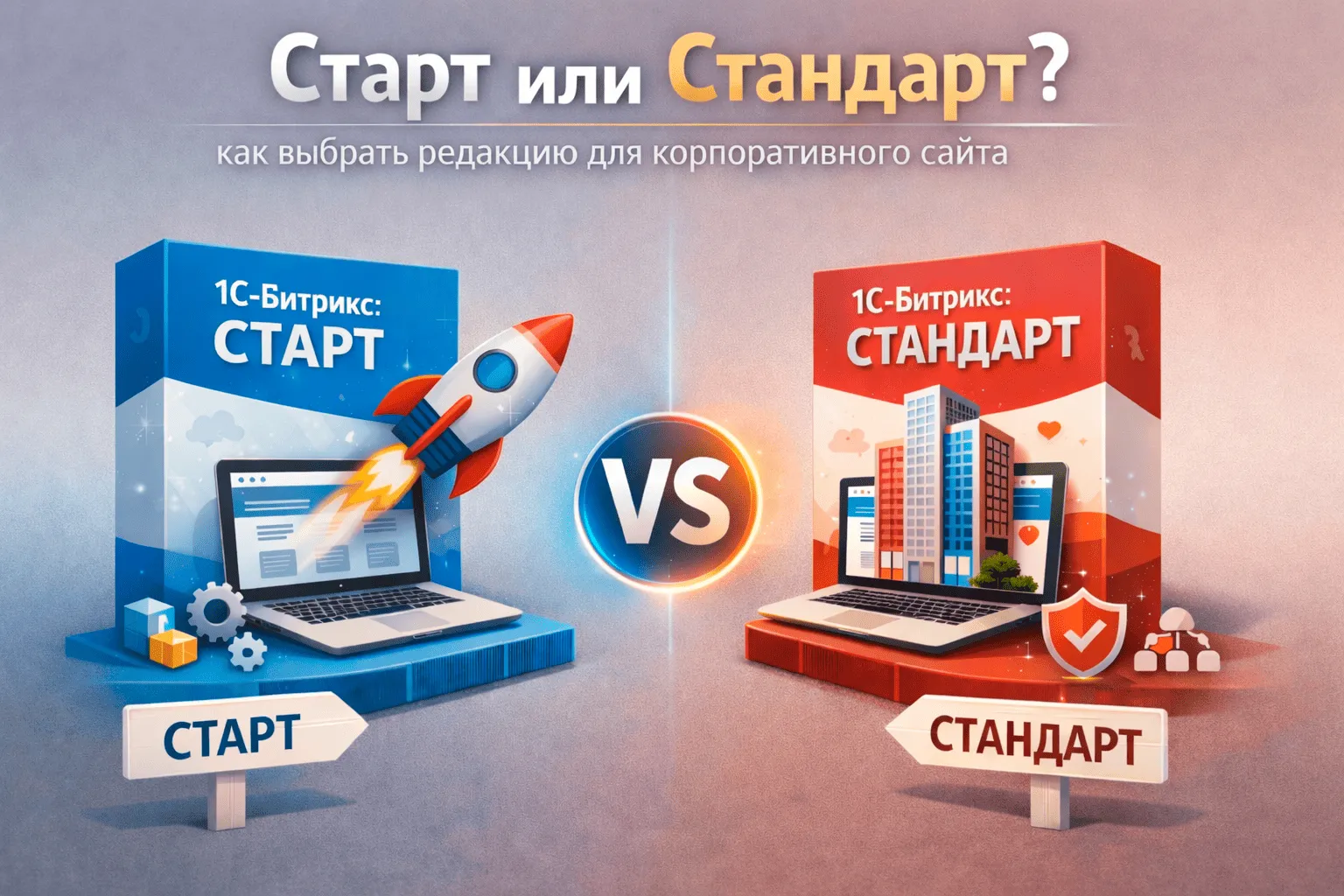 Старт или Стандарт: как выбрать редакцию для корпоративного сайта в Челябинске